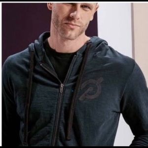 Peloton ZIP up Hoodie deep Teal Men S